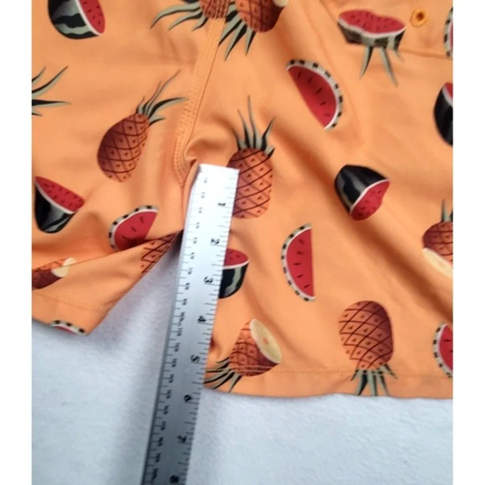 Hurley Swim Trunks Mens XL Orange‎ Pineapple Watermelon Fruit Board Shorts Surf